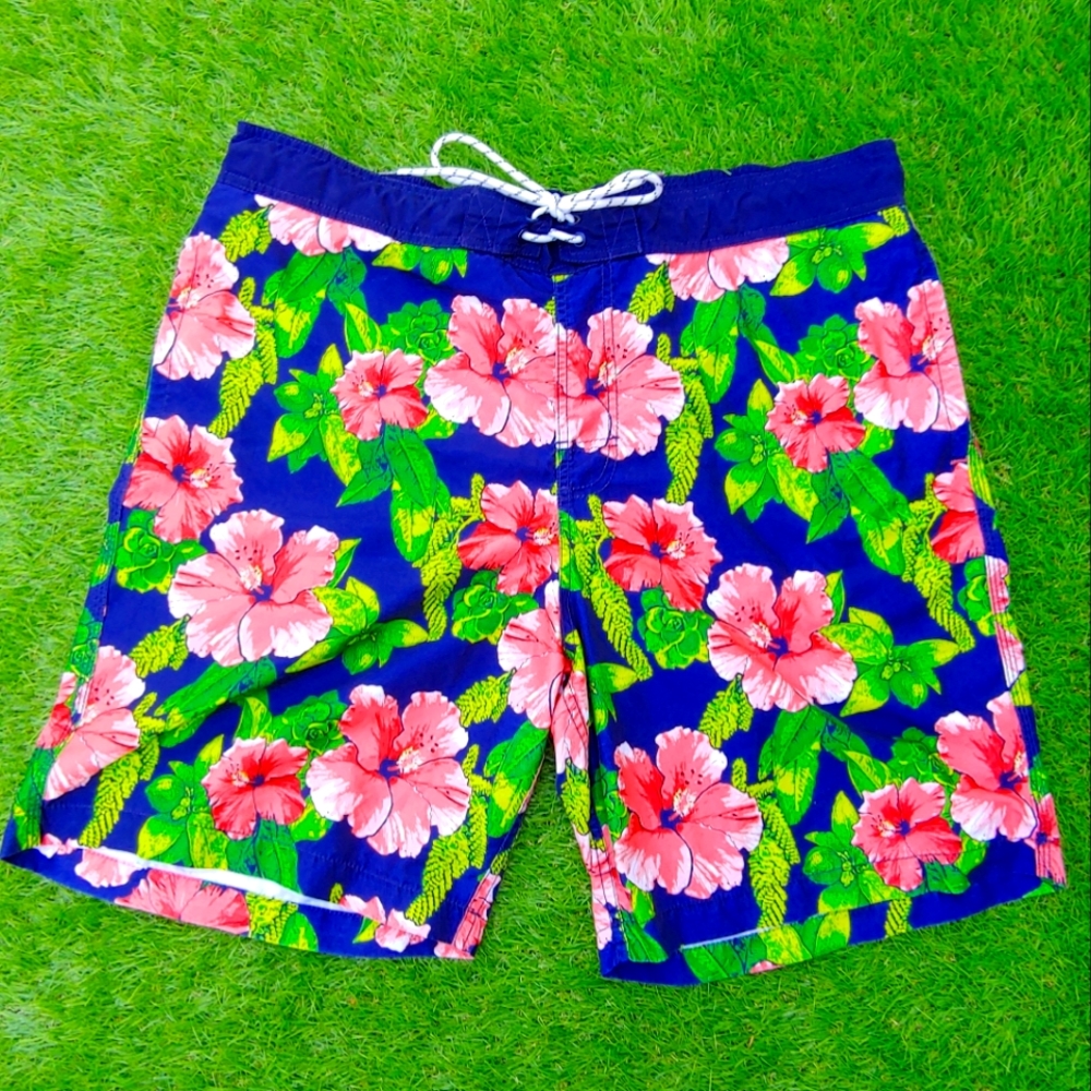 Excellent Used Condition Men's GOODFELLOW & CO Pink Floral Board Shorts Size XL